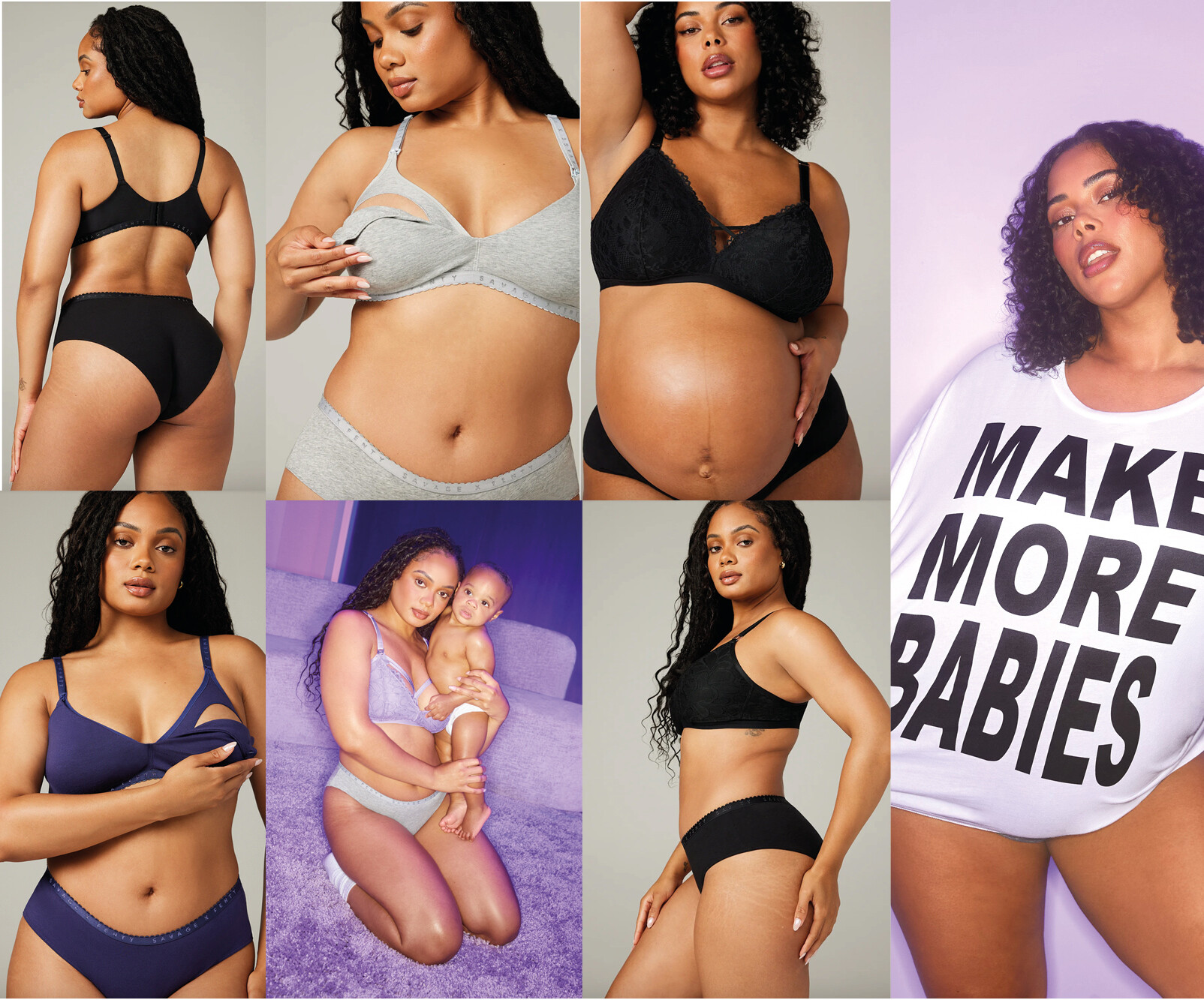 Savage Not Sorry Lace Maternity Bralette