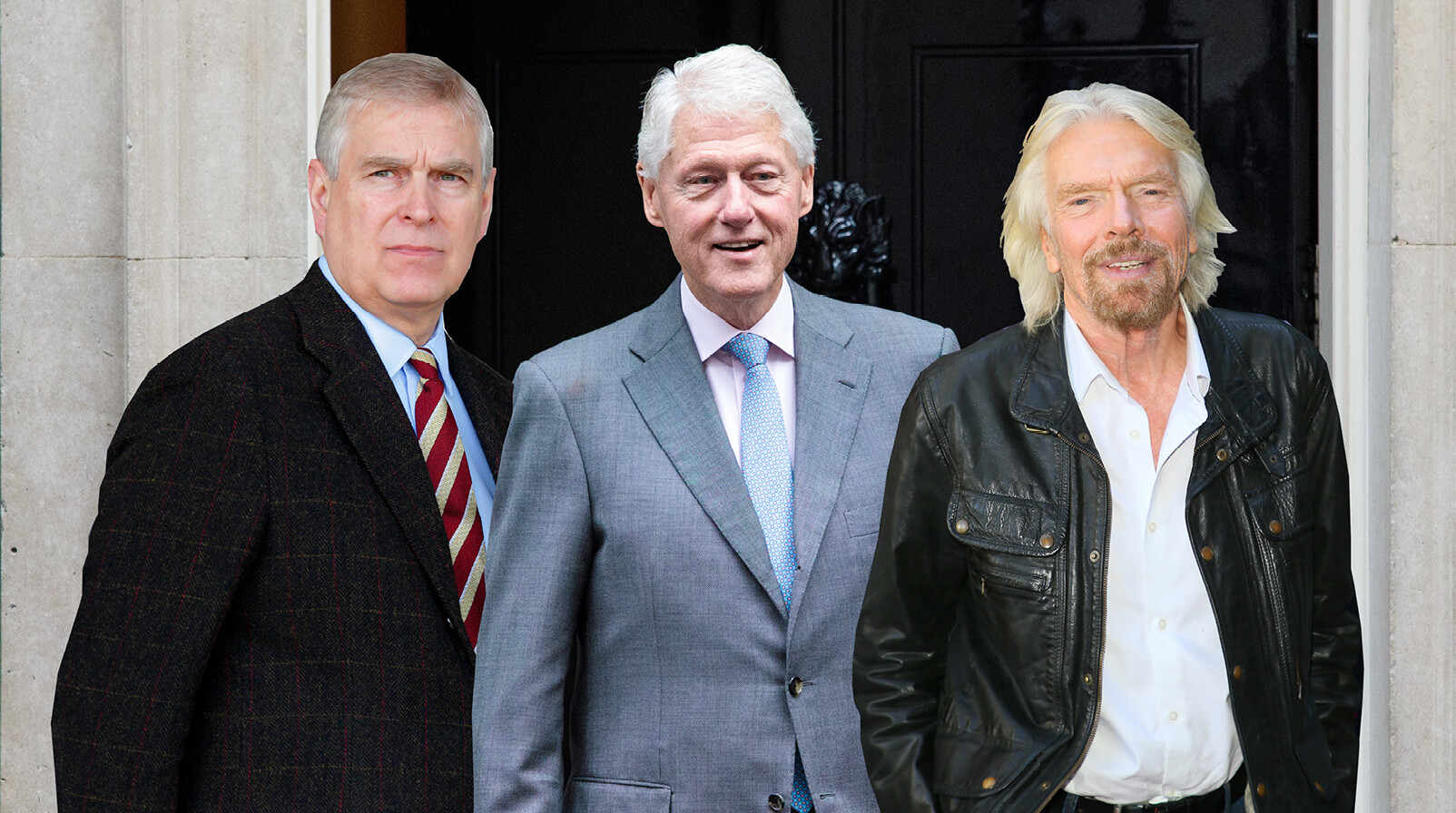 prins Andrew, Bill Clinton en Richard Branson