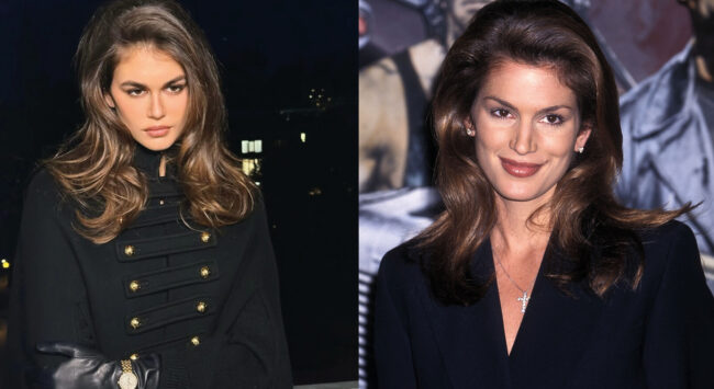 Kaia Gerber en Cindy crawford