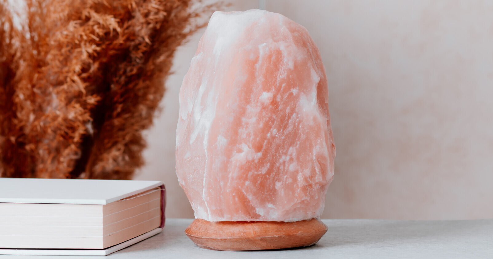 SudoreWell Zoutkristallen Lamp ‘Yin & Yang’ – Himalaya Zout, Luchtreinigend, 15W, Roze