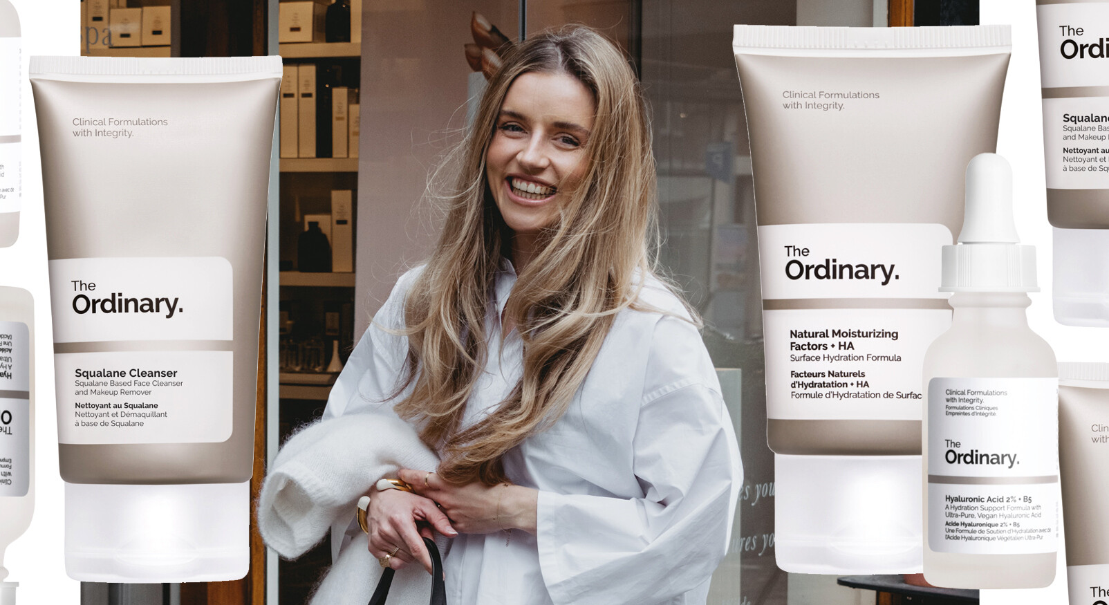 Lotte lachend The Ordinary producten