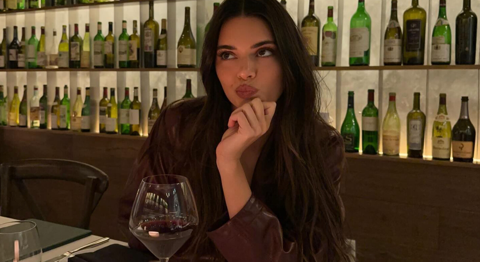 drank rode wijn kendall jenner