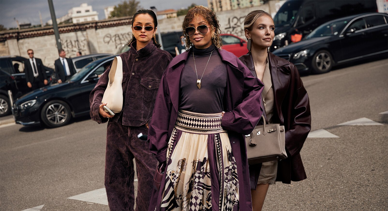Purple is the new fashion color of summer 2025