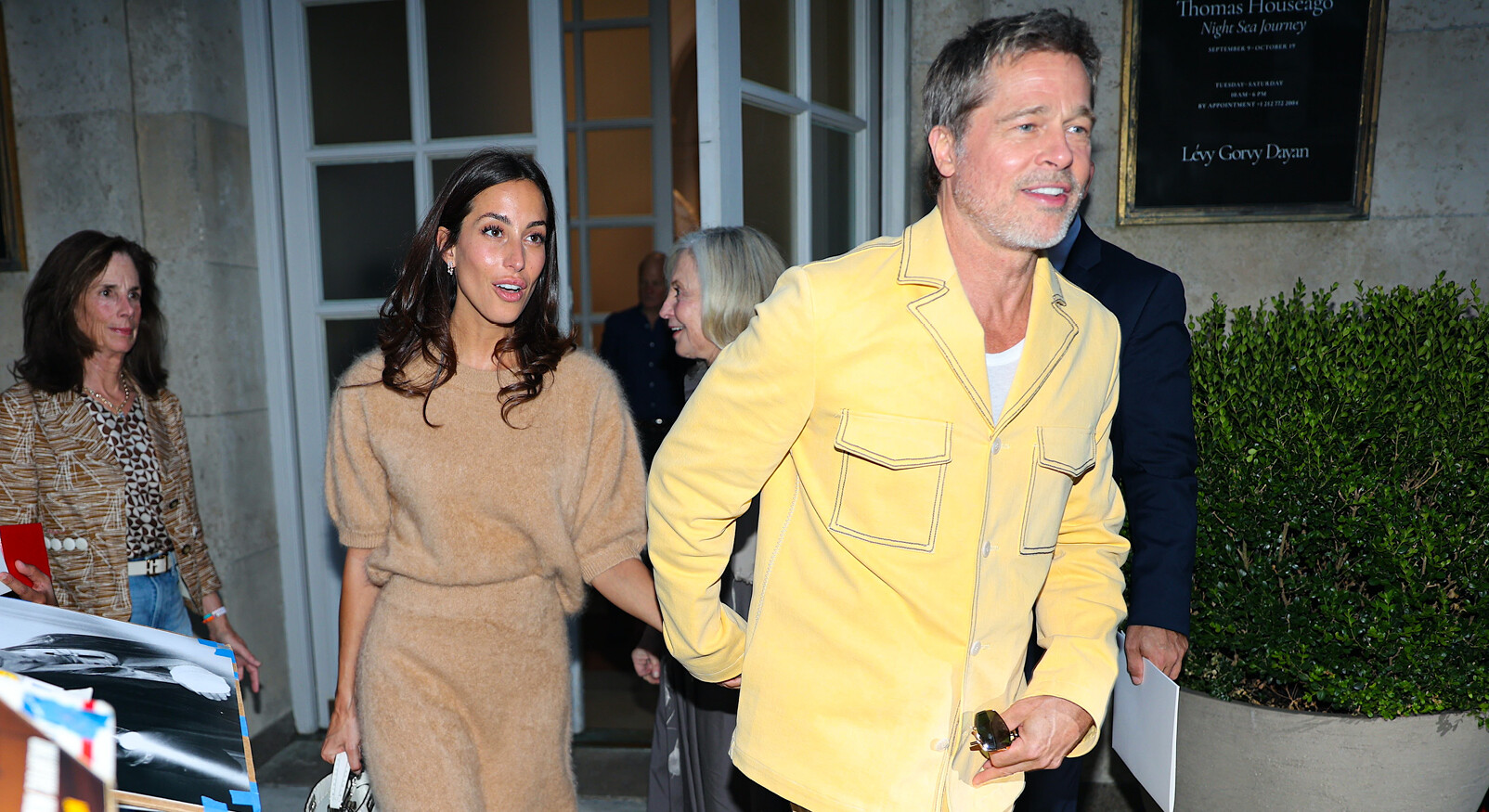 Ines de Ramon and brad pitt