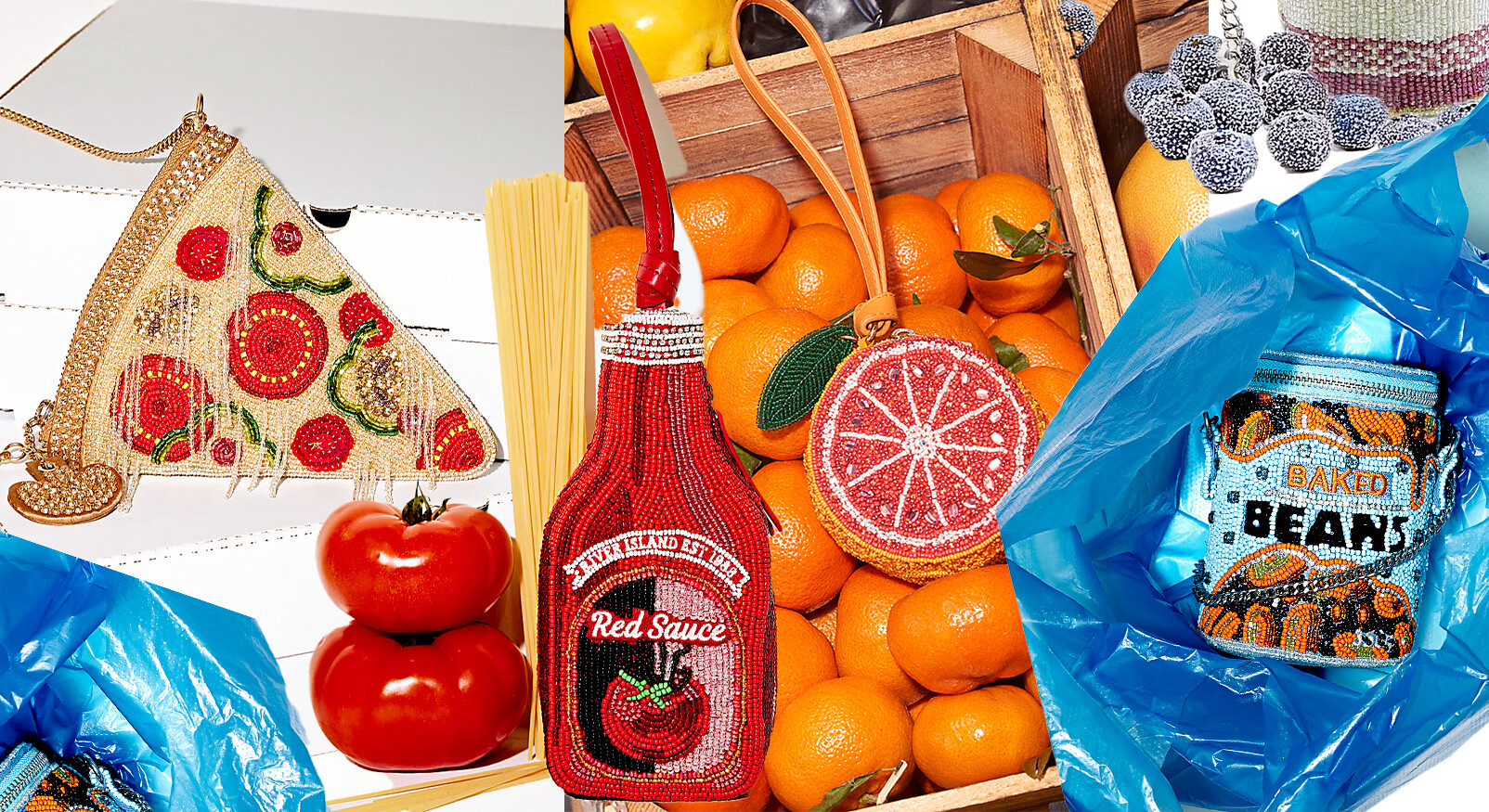 Deze tassencollectie van River Island vinden wij geweldig groente fruit eten
