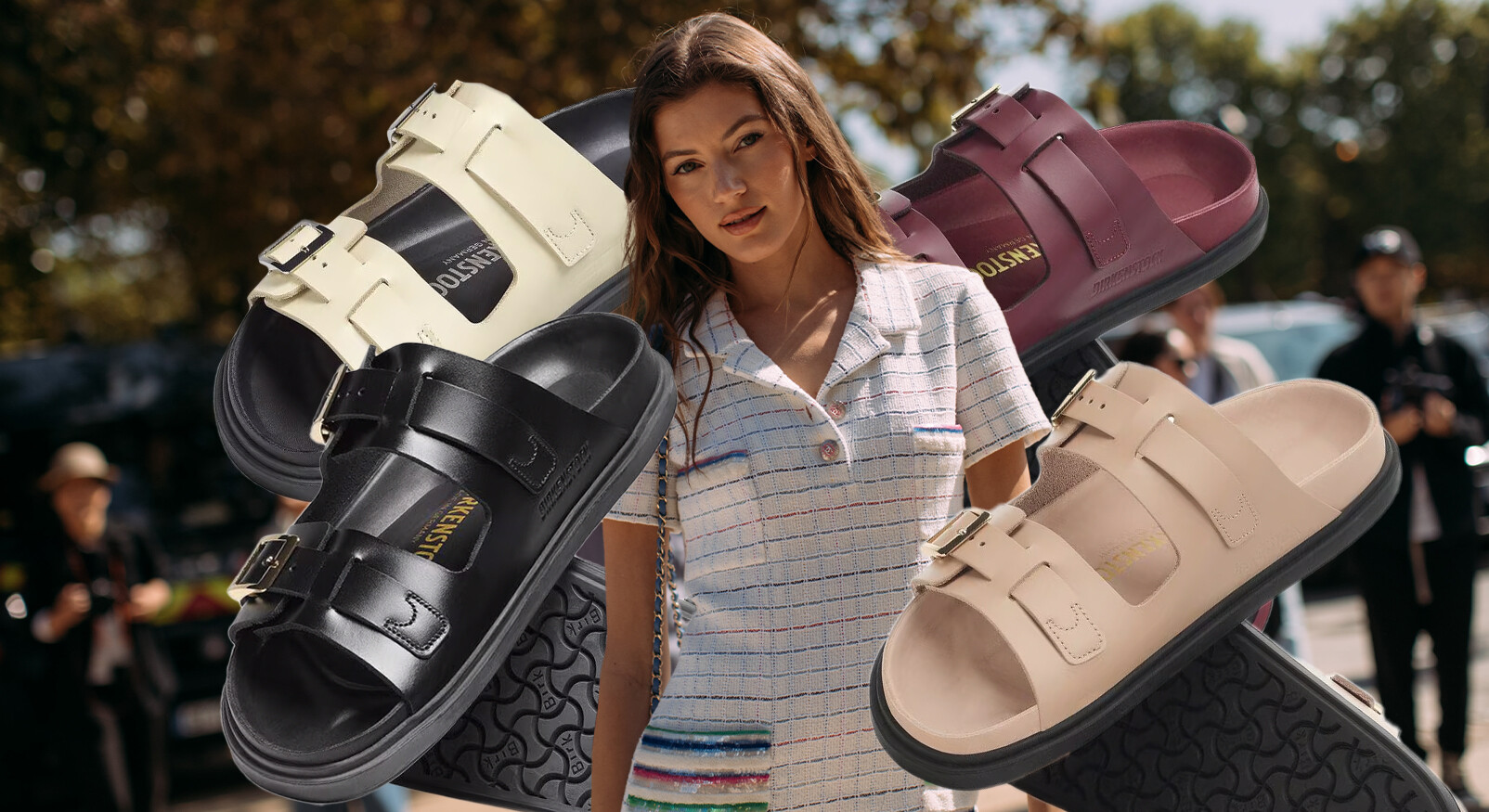 Deze Birkenstock slipper is echt heel chique