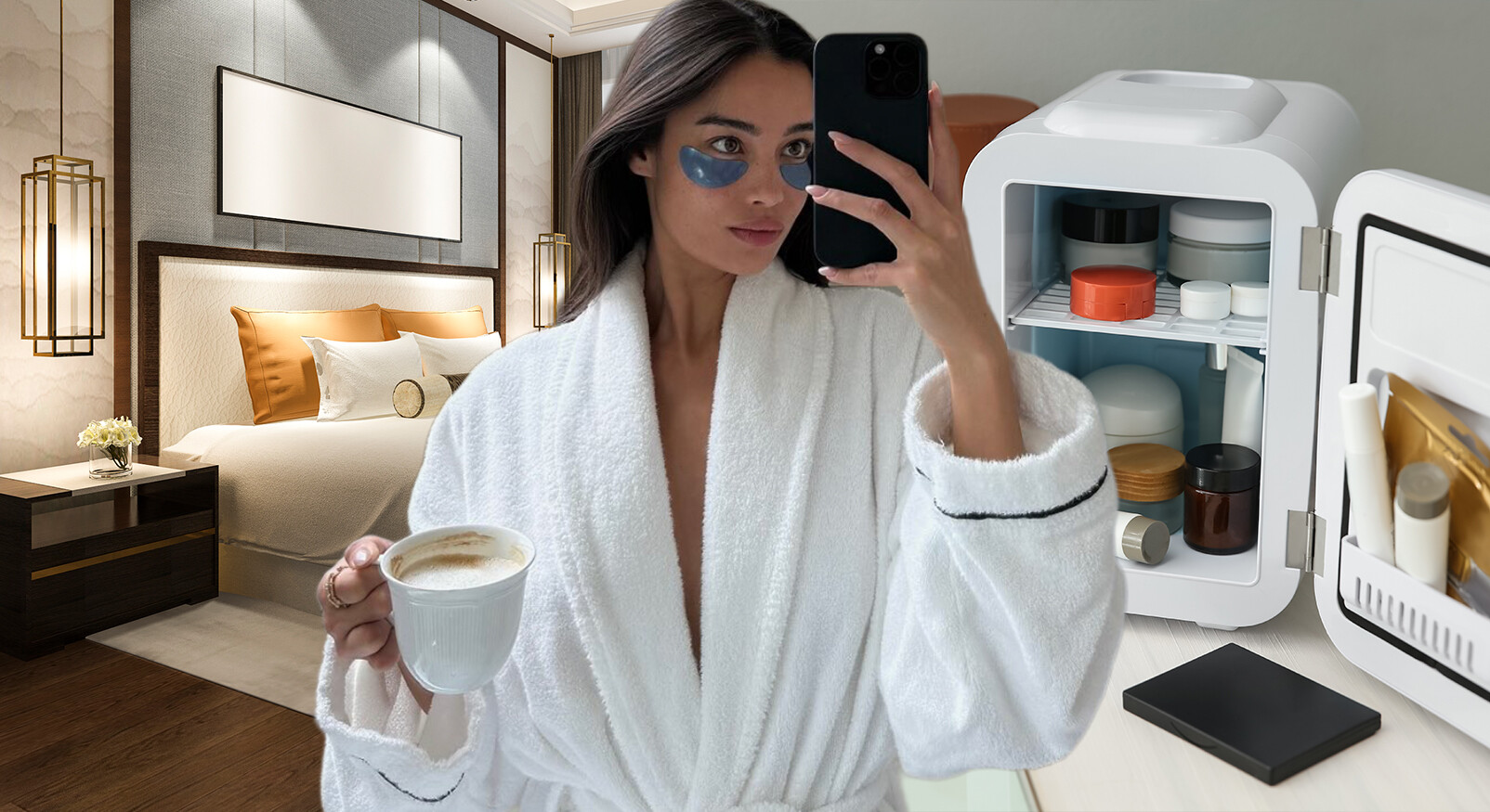 Dit hotel heeft een beauty fridge in plaats van een minibar