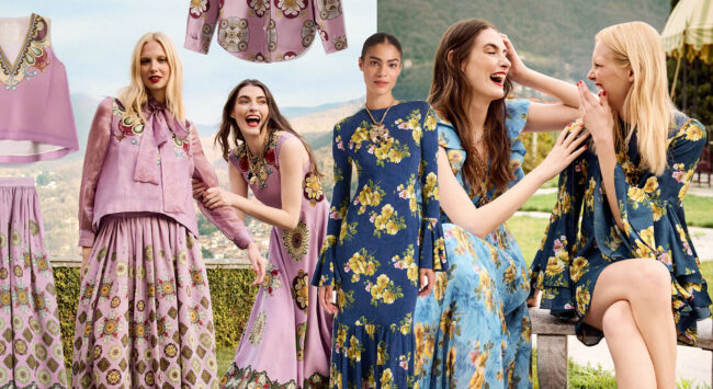 women in colorful dresses from a beautiful brand ladoublej