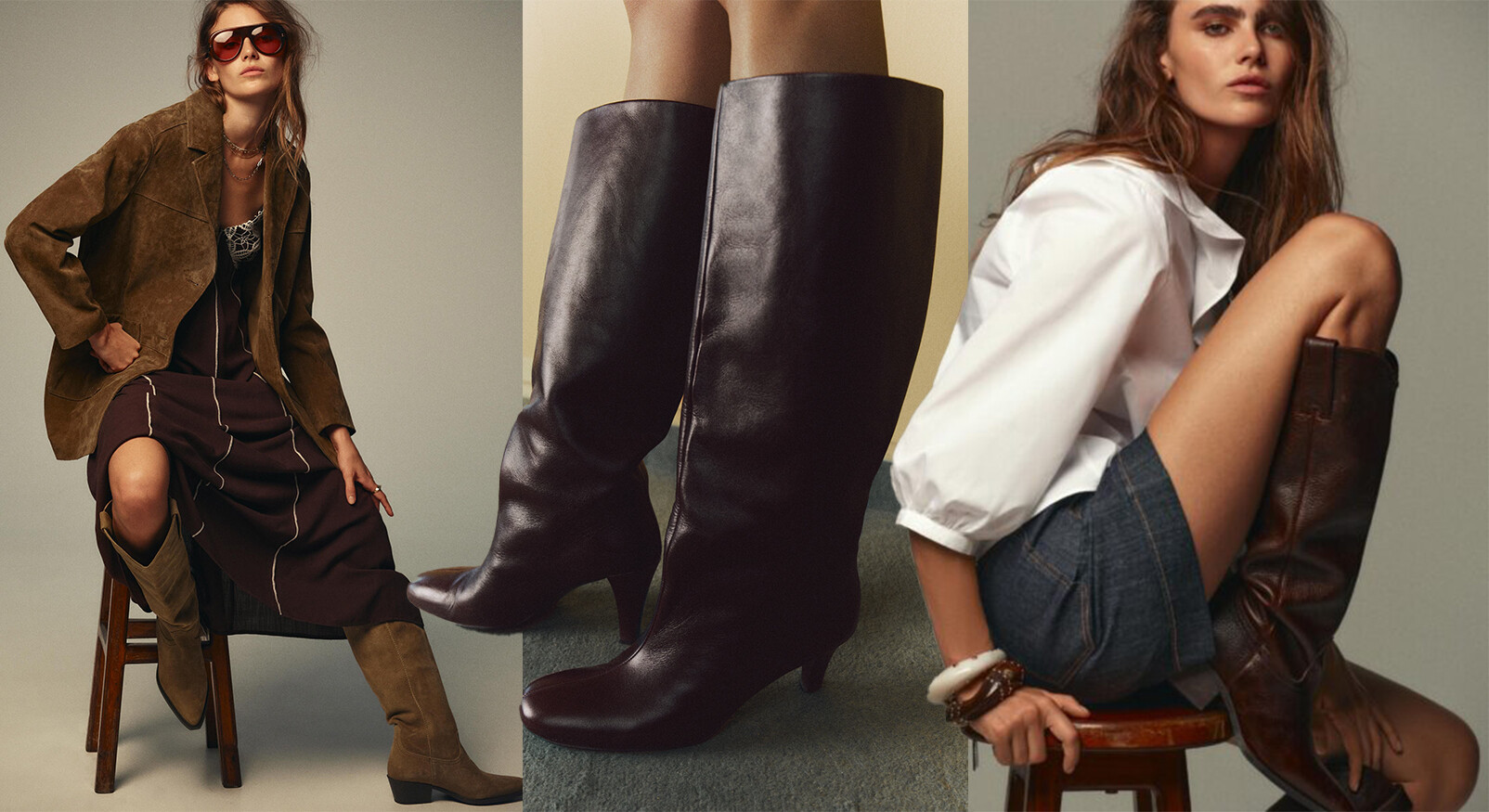 women in heels with beautiful boots