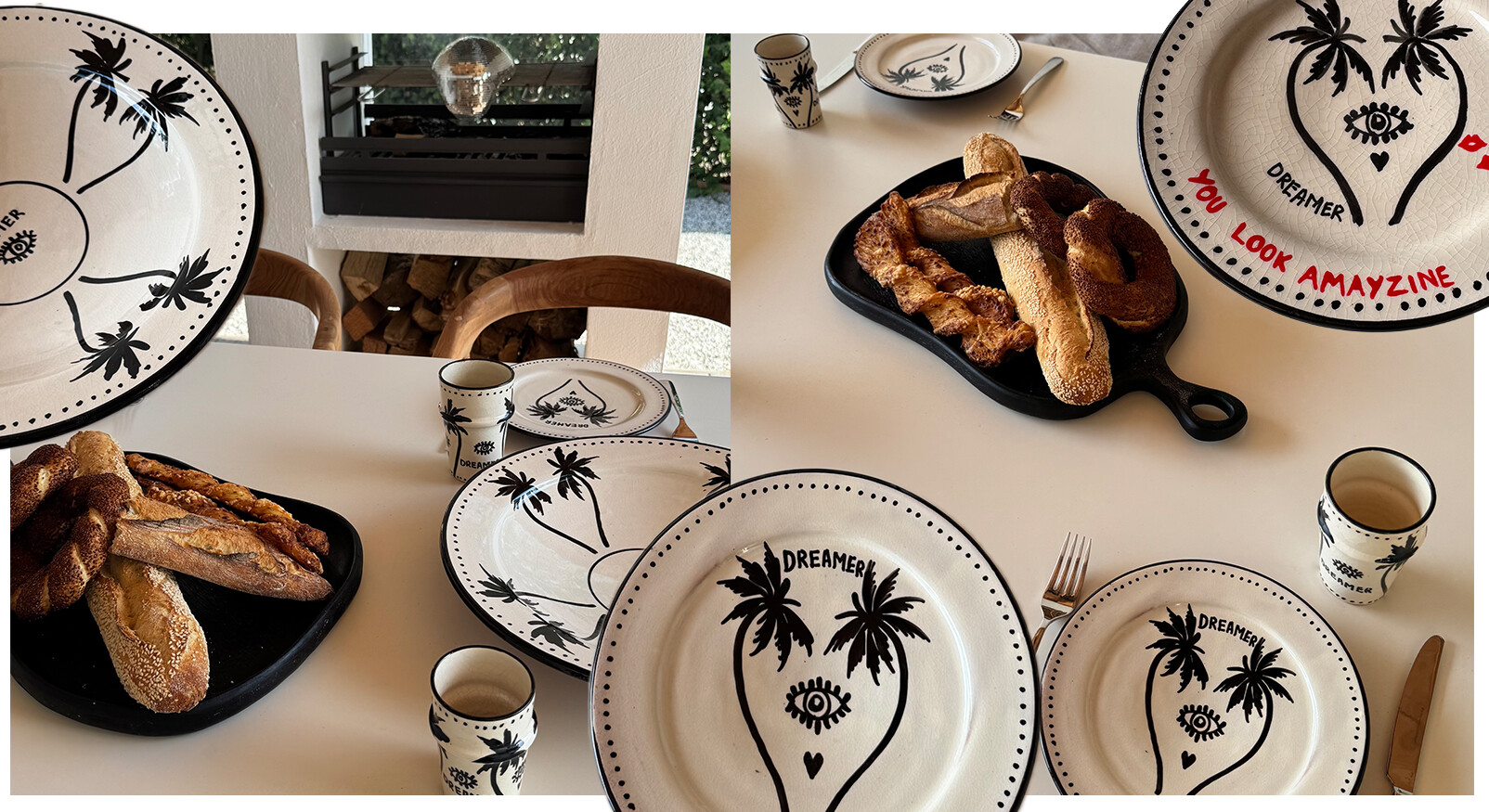 Palm trees tableware: this is the coolest tableware from the Netherlands