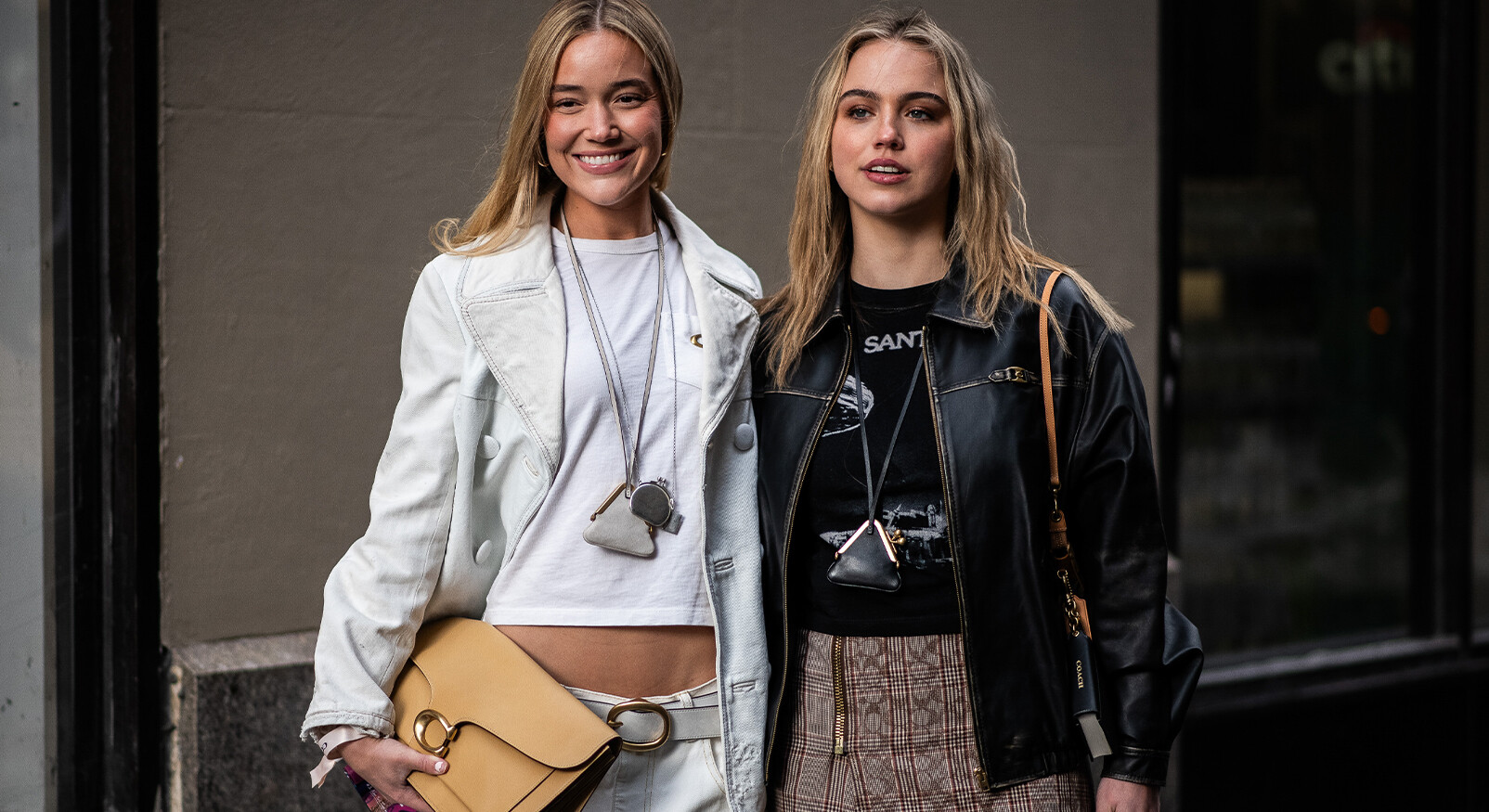 two women smiling at the camera