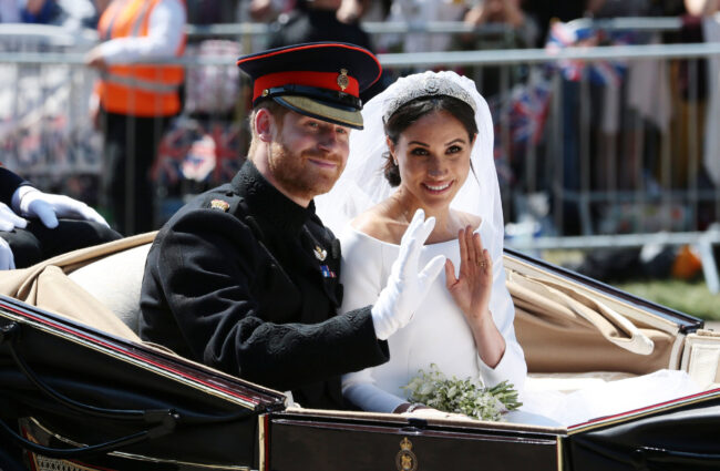 Meghan Markle in wedding dress