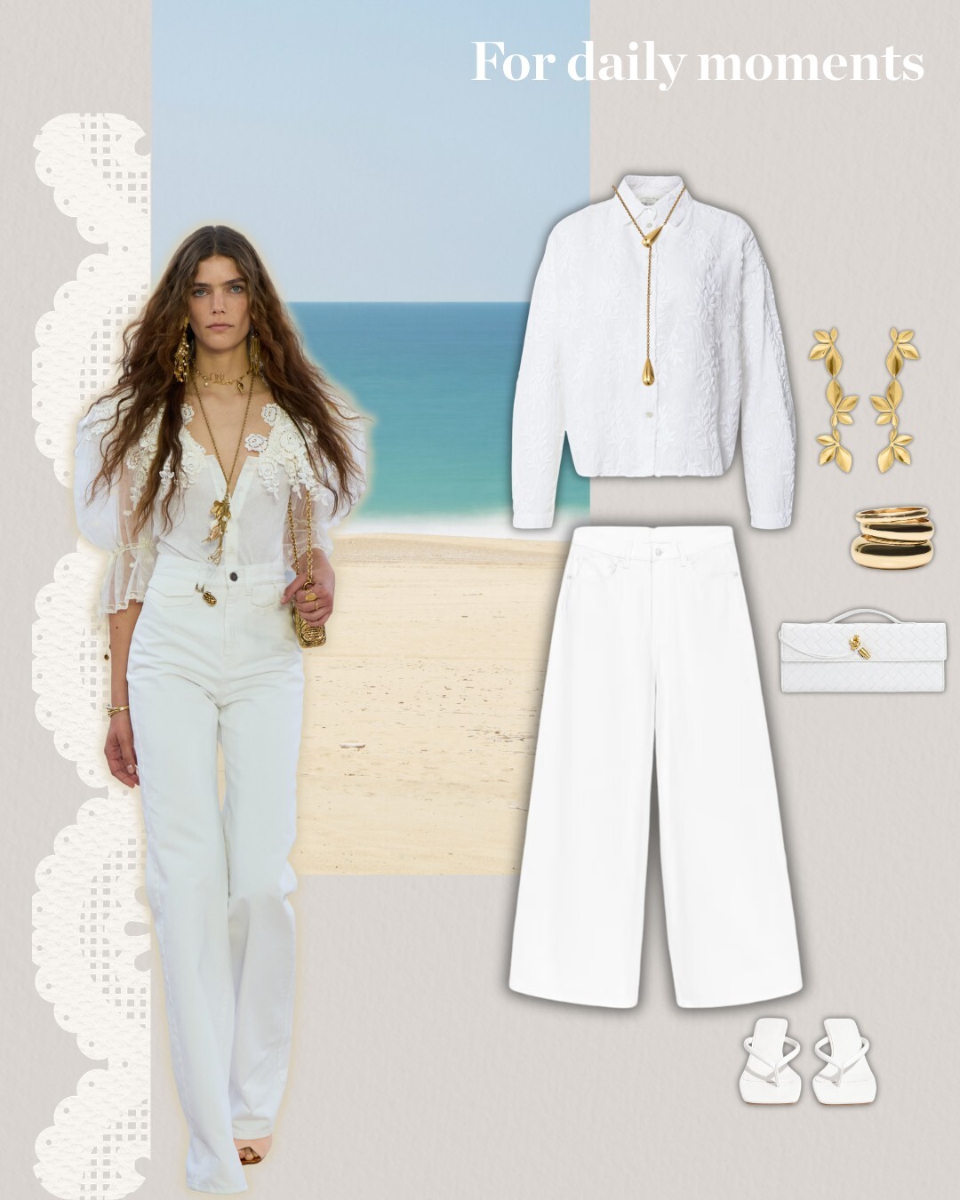 All white outfit look 3