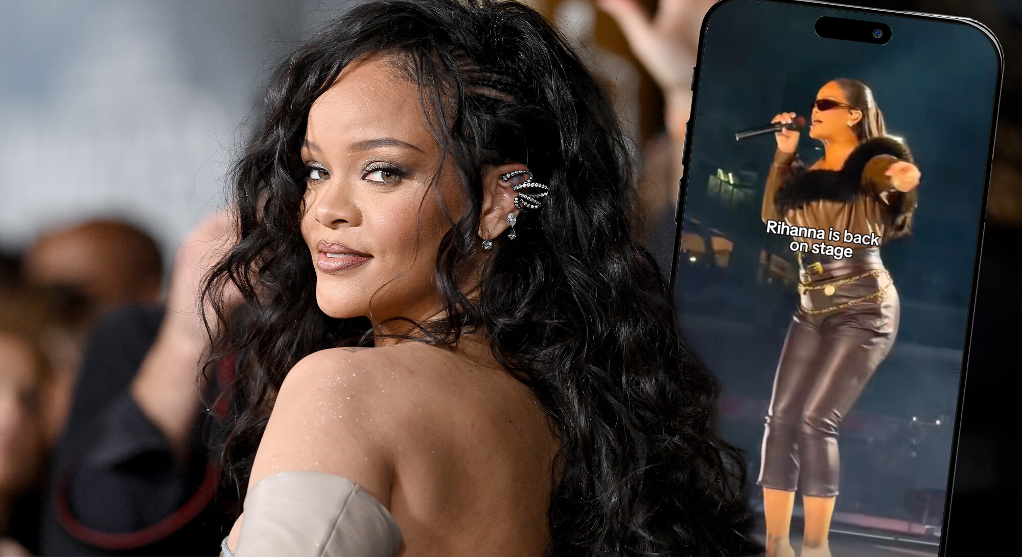 Omg: Rihanna trad voor het eerst in jaren weer live op