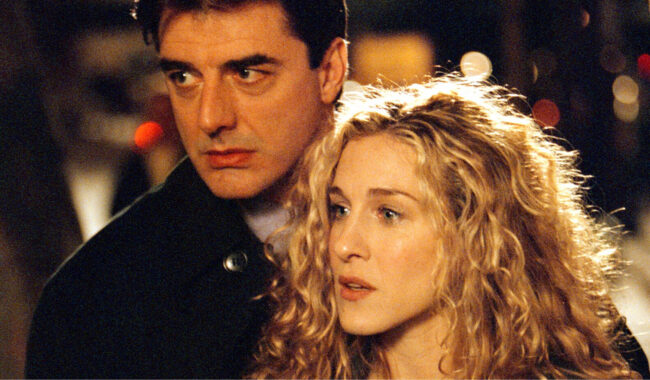 Carrie en Mr. Big Sex and the city scene film