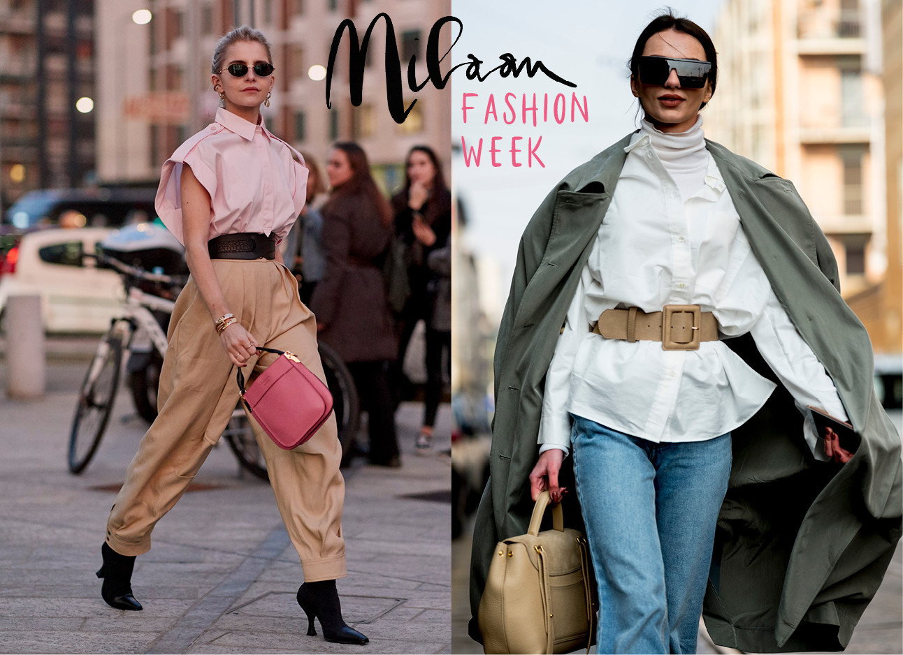milan fashion week streetstyle beeld