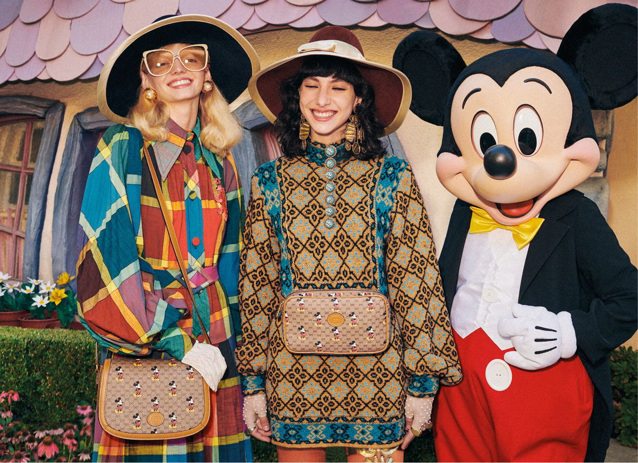 gucci collectie met mickey mousea