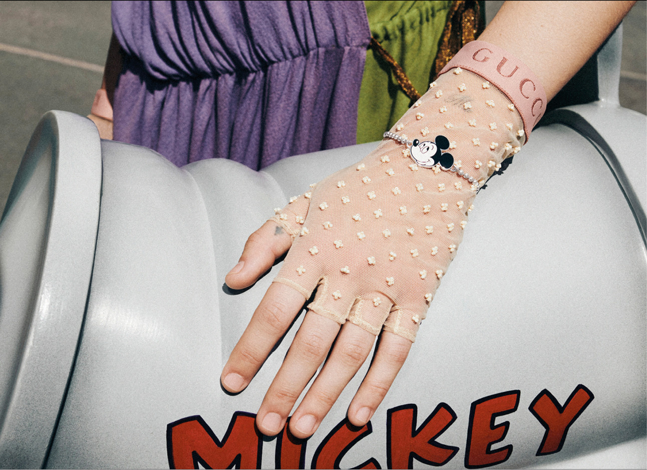 gucci collectie met mickey mousea