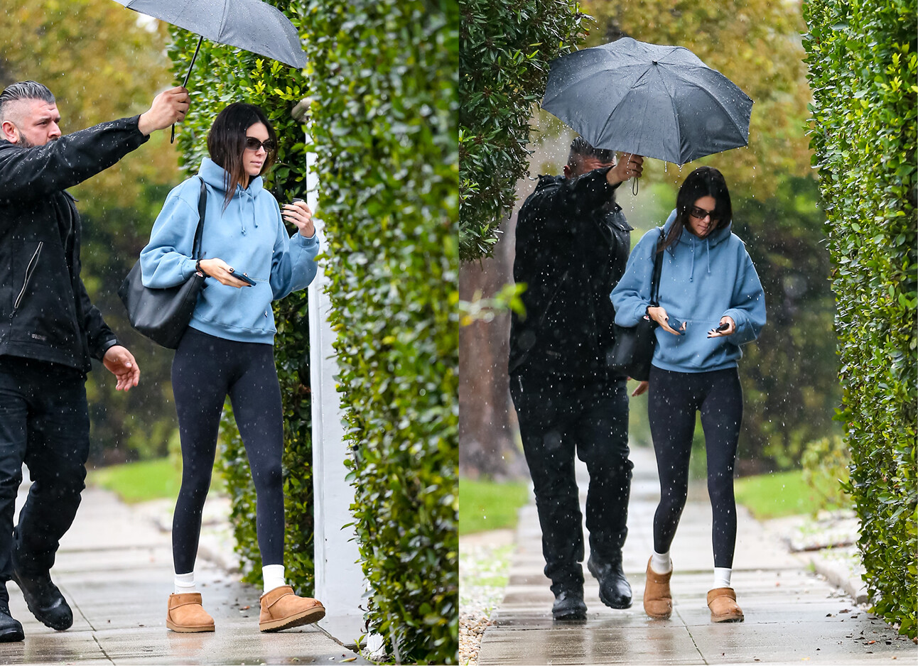 Kendall Jenner ligt onder vuur vanwege paraplu