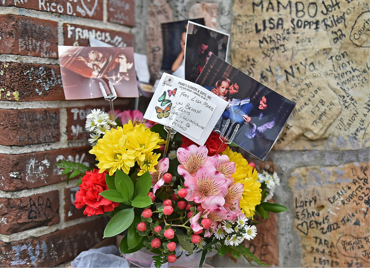 Graceland gedenk plaats Lisa Marie Presley