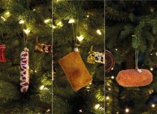 Voor in de boom: kroket en kaassoufflé kerstballen