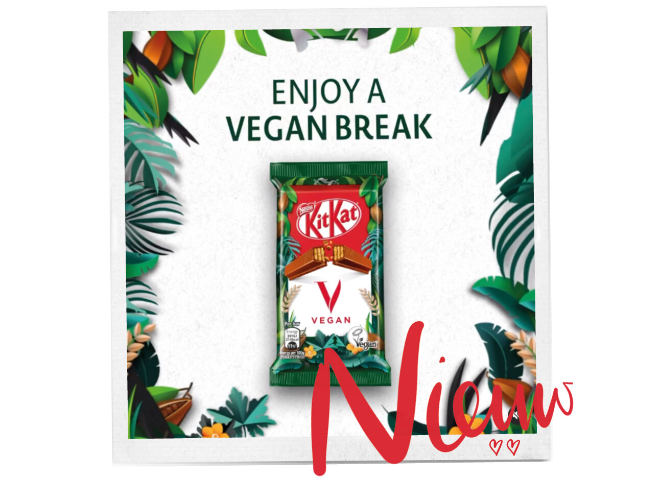 Kitkat vegan variant