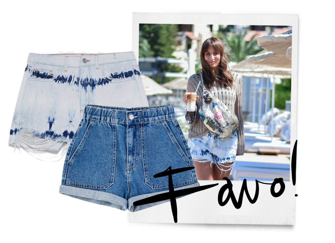 lilian brijl in turkije met draagt shorts, een trui en chanel crossbody bag, favo shorts