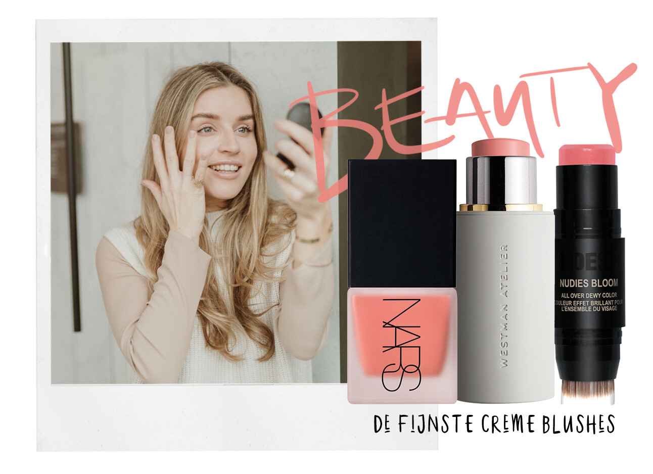 creme blush beauty items make-up lotte van scherpenzeel Nars Westman