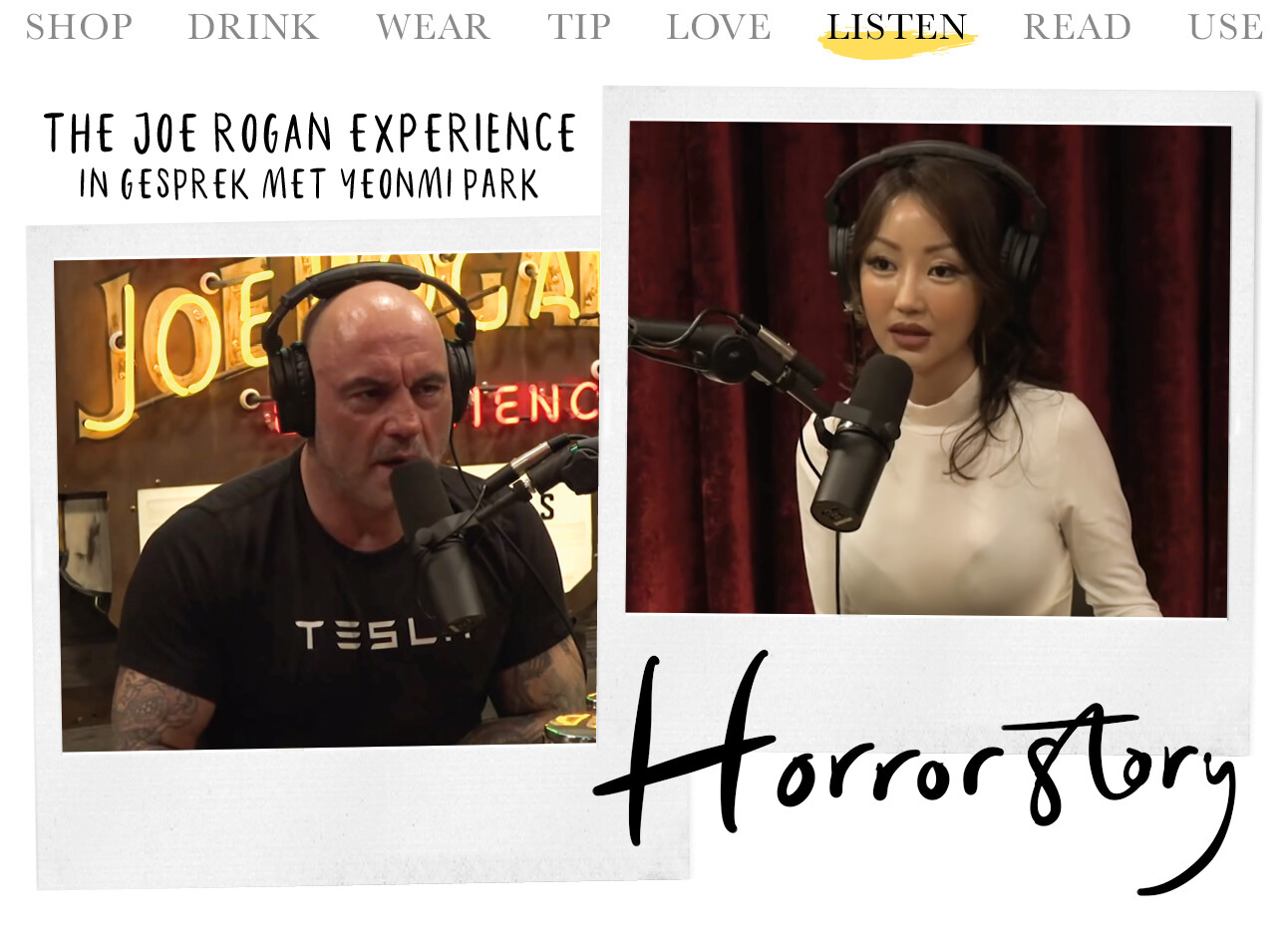 podcast Joe Rogan met yeonmi park