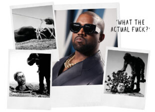 Kanye West begraaft Pete Davidson in nieuwe videoclip