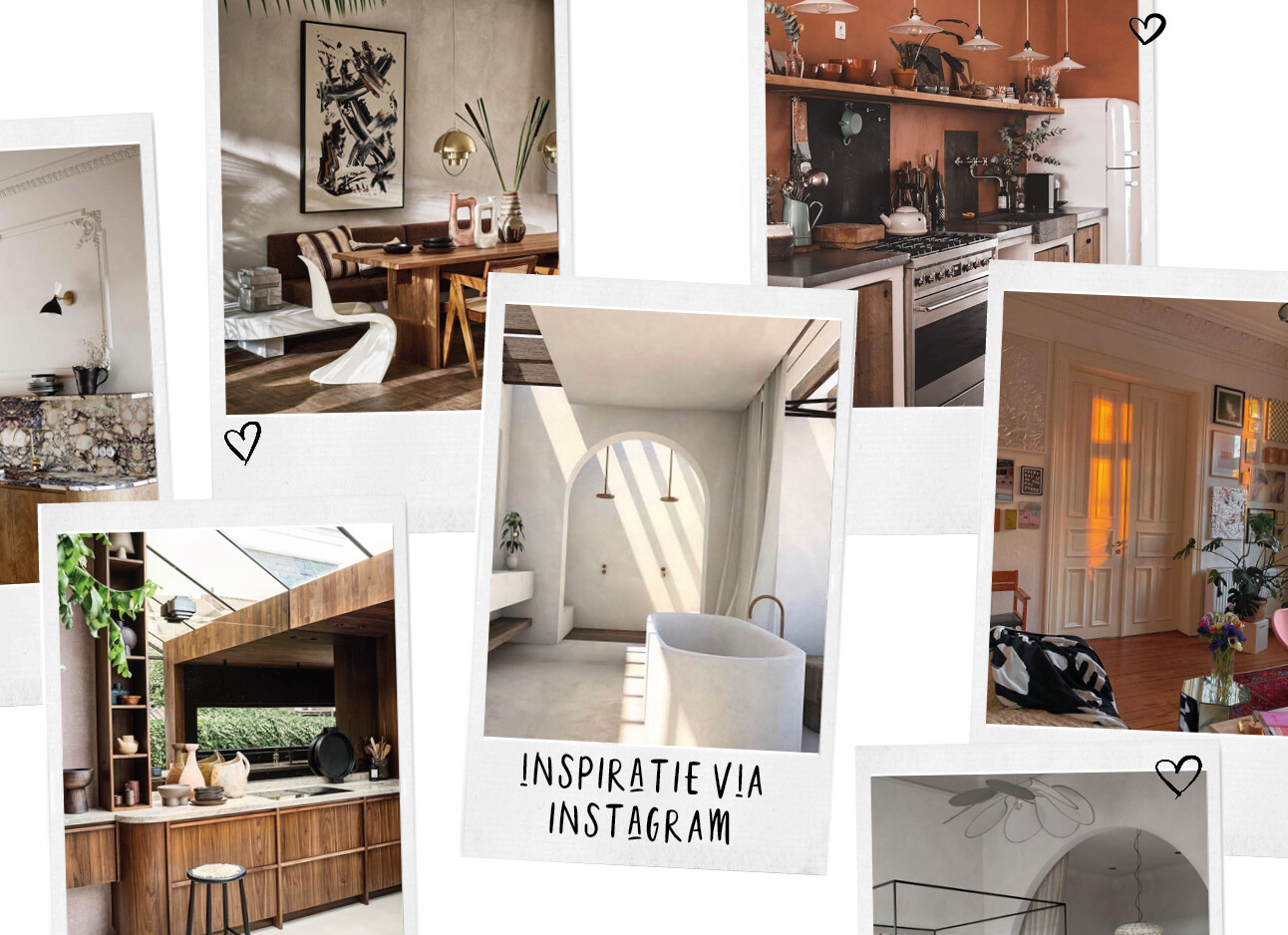 foto's van interieurs die van instagram afkomen