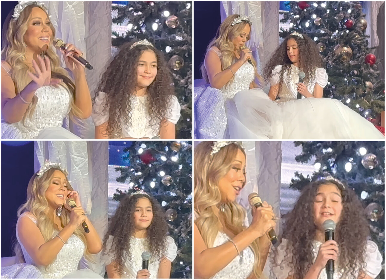 OMG, Mariah zingt een kerstlied met haar dochter