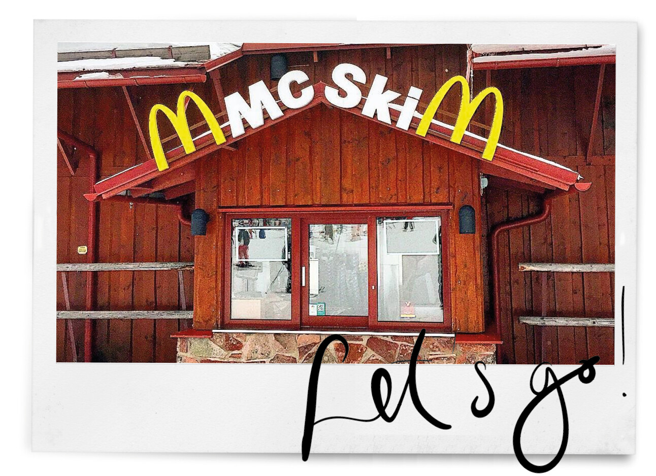 Lifegoals: dit ski-oord heeft een McDonald's op de piste