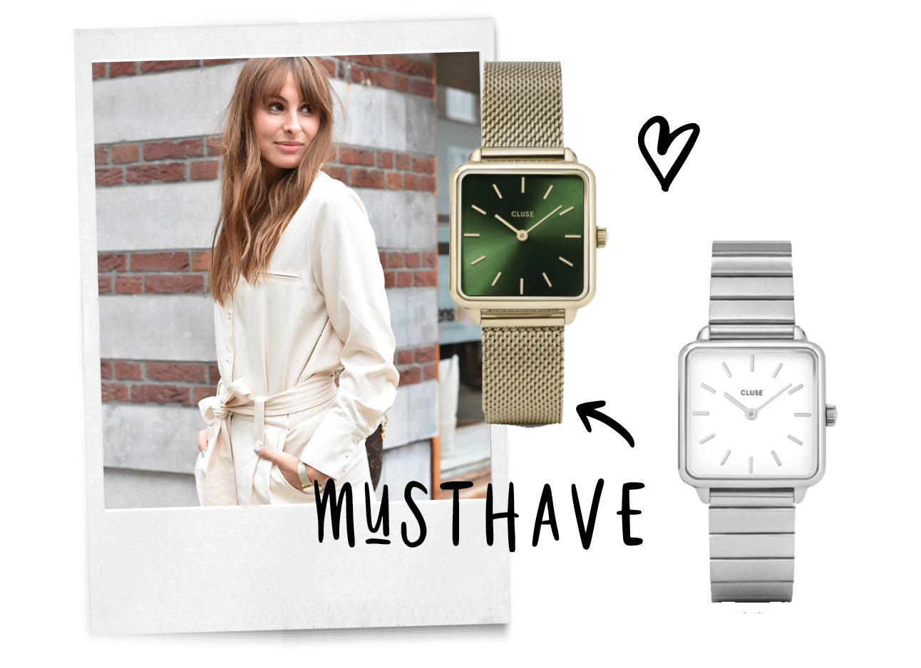 musthave, lilian brijl met cluse horloge, watches, nieuwe collectie