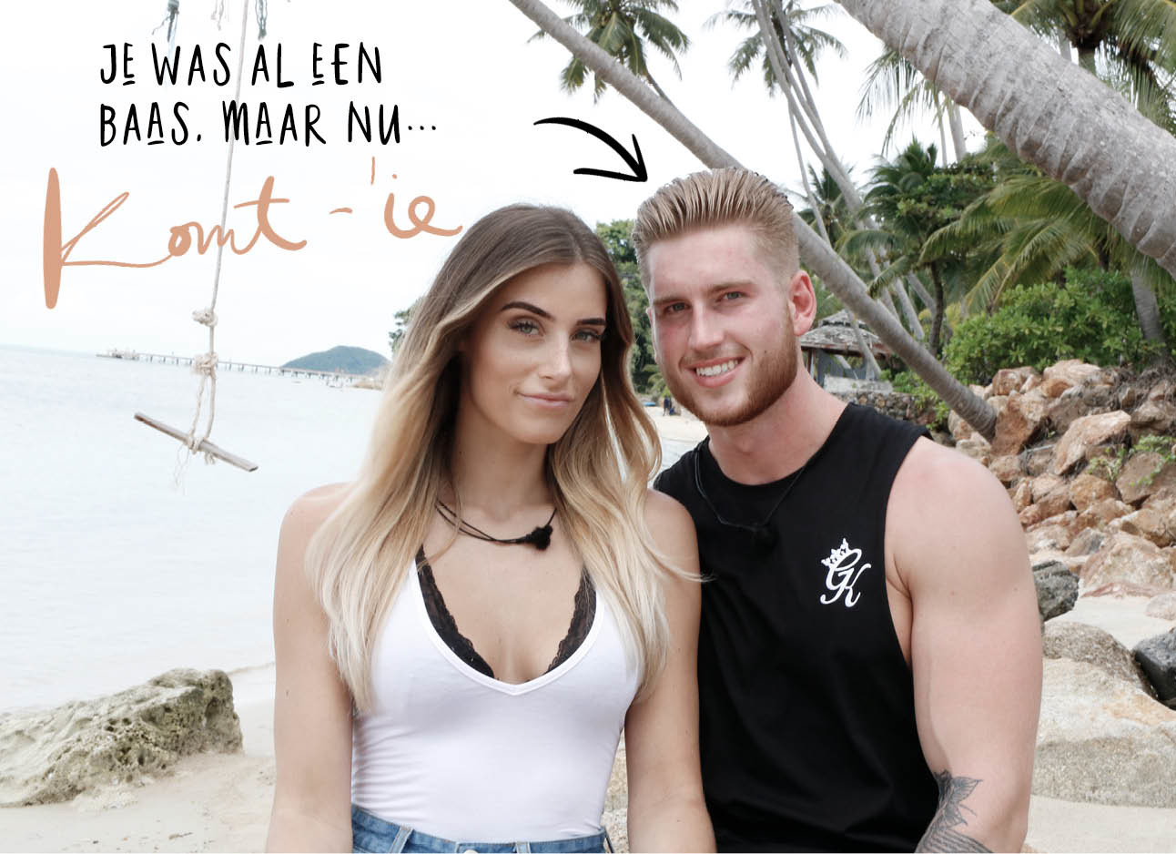 sidney bout van temptation island 2018 met zijn vriendin demi