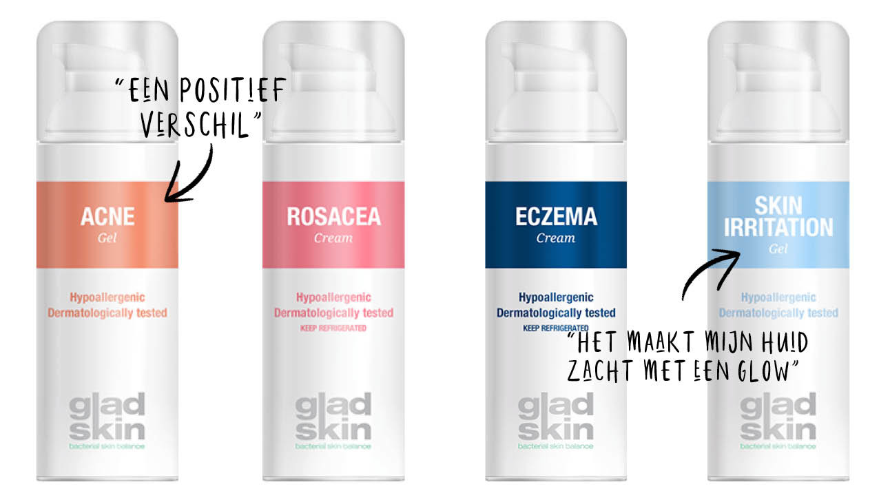 gladskin huiverzorgings producten