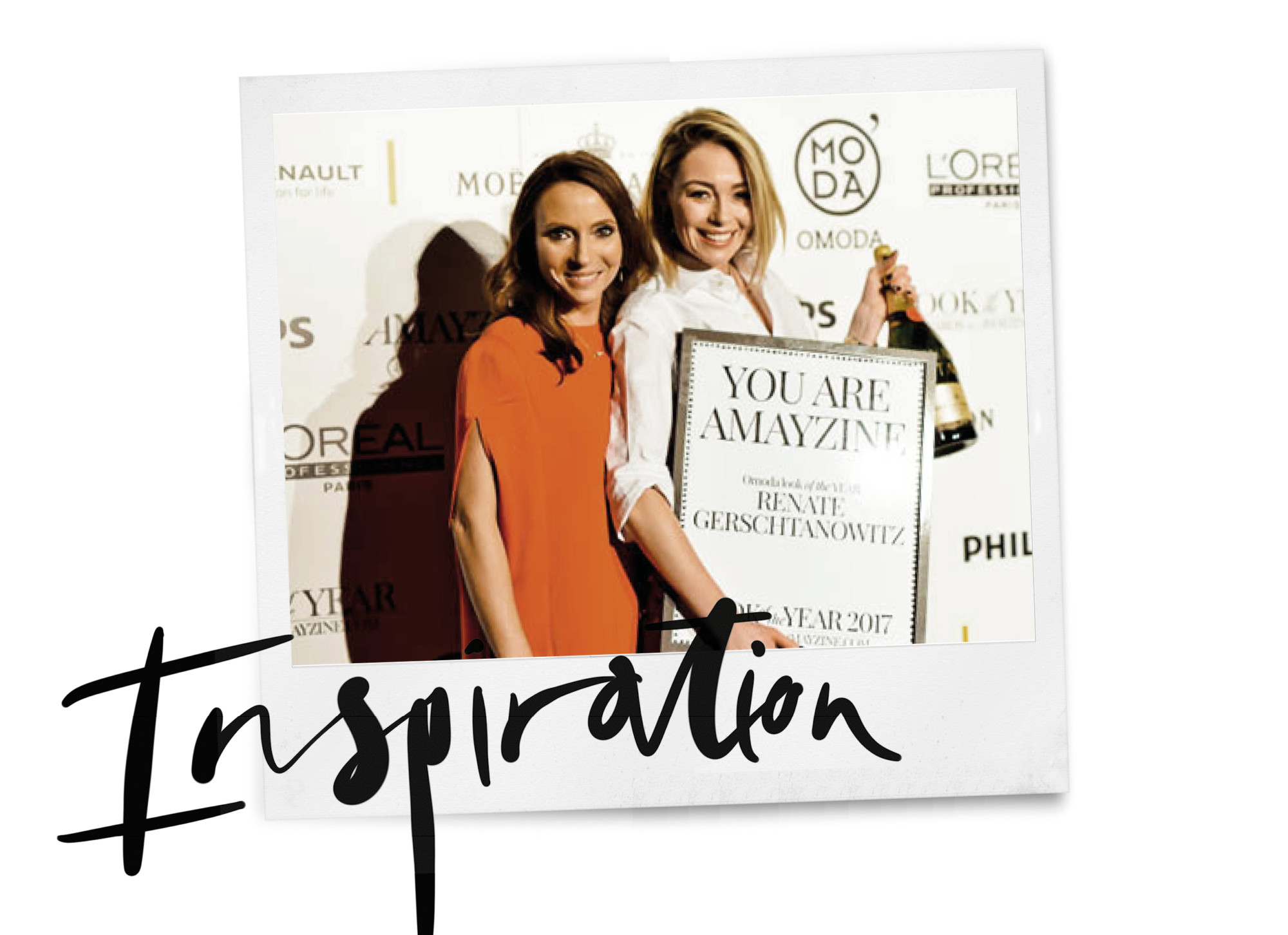 may en renata at the look of the year awards van amayzine inspiration