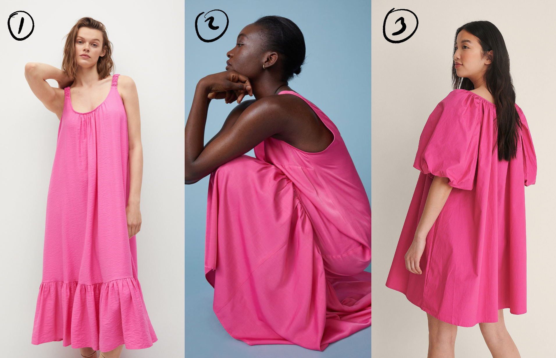 Om ASAP te shoppen: een jurkje in hot pink