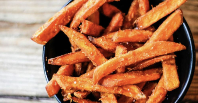 zoete aardappel frites fb