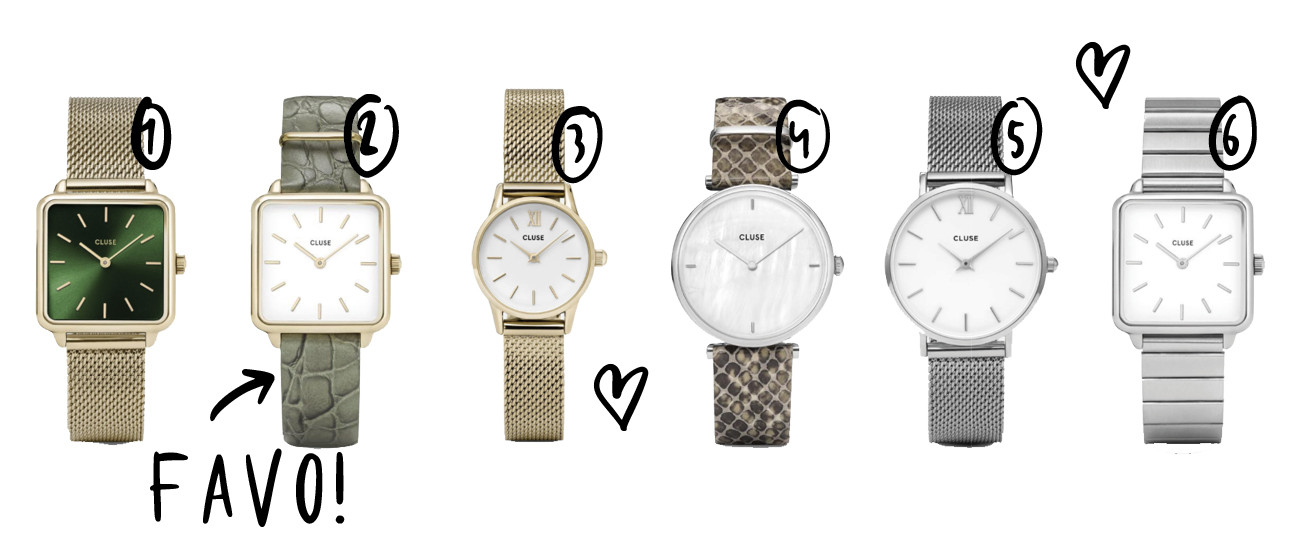 shopping cluse watches, zilver, goud, nieuwe collectie