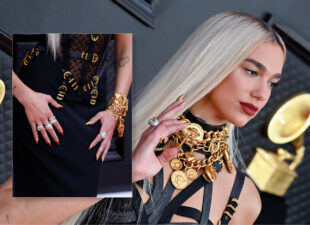 Trend alert: chrome nails à la Dua Lipa en Kendall Jenner
