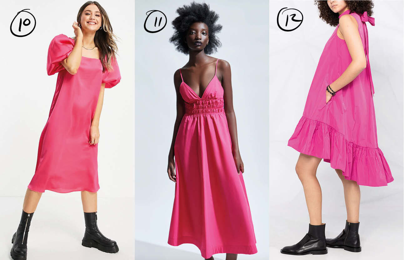 Om ASAP te shoppen: een jurkje in hot pink