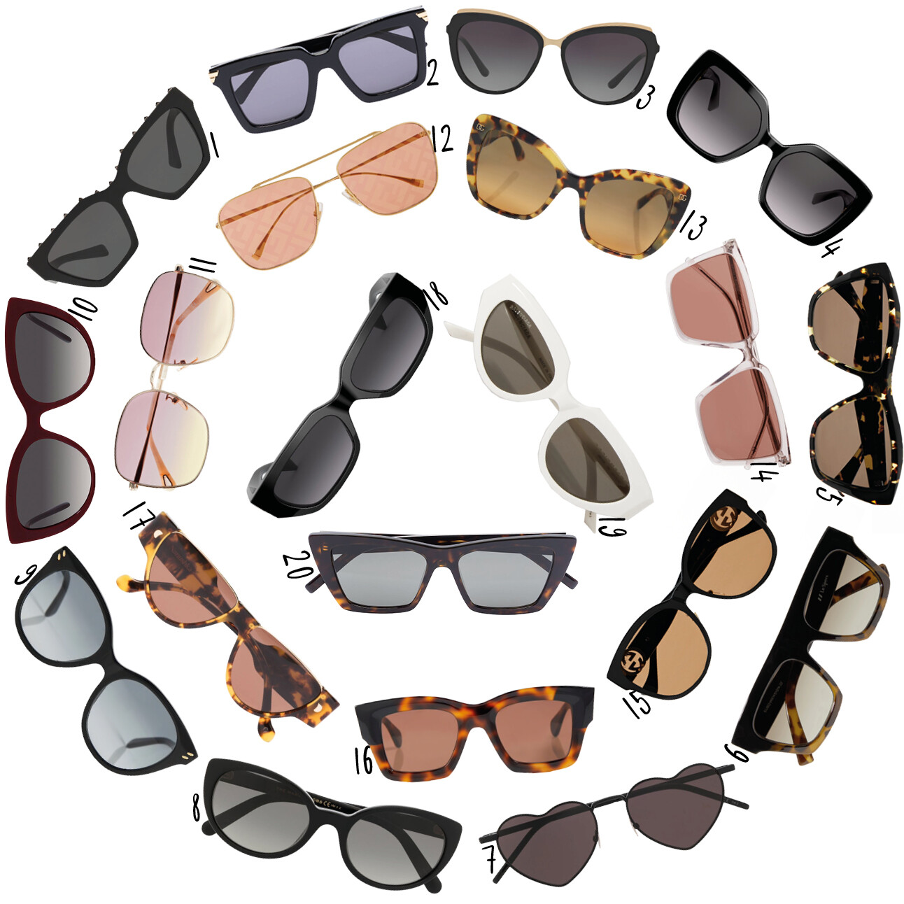 Designer zonnebrillen uit de sale