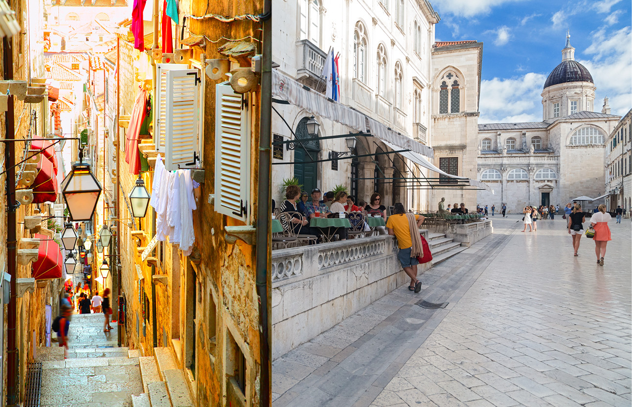 beelden van de stad dubrovnik