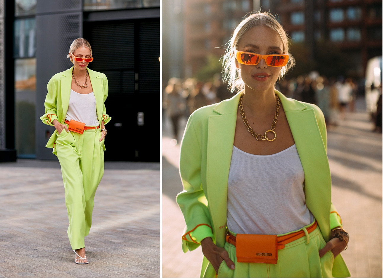 de neon trend voor de winter