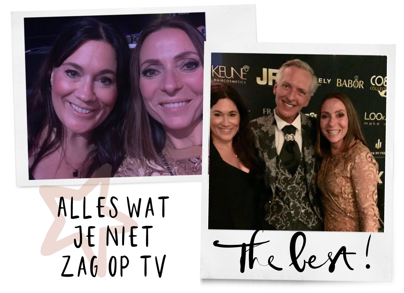 May en Danielle op het televizier gala