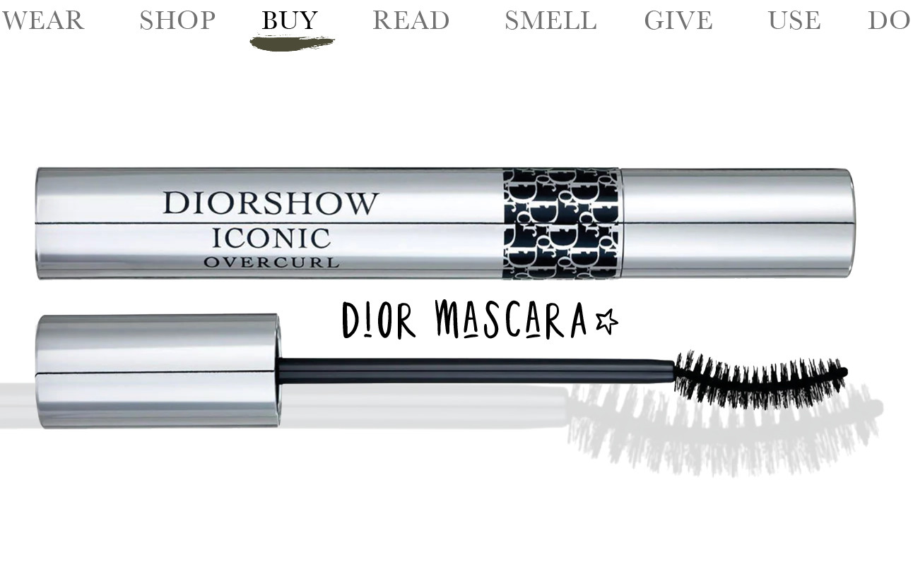 Today we…buy Dior mascara