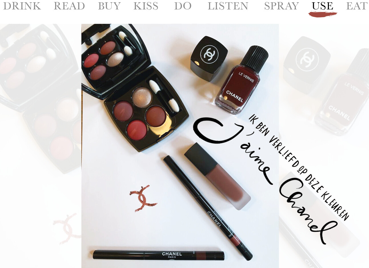 Today we…use CHANEL make-up