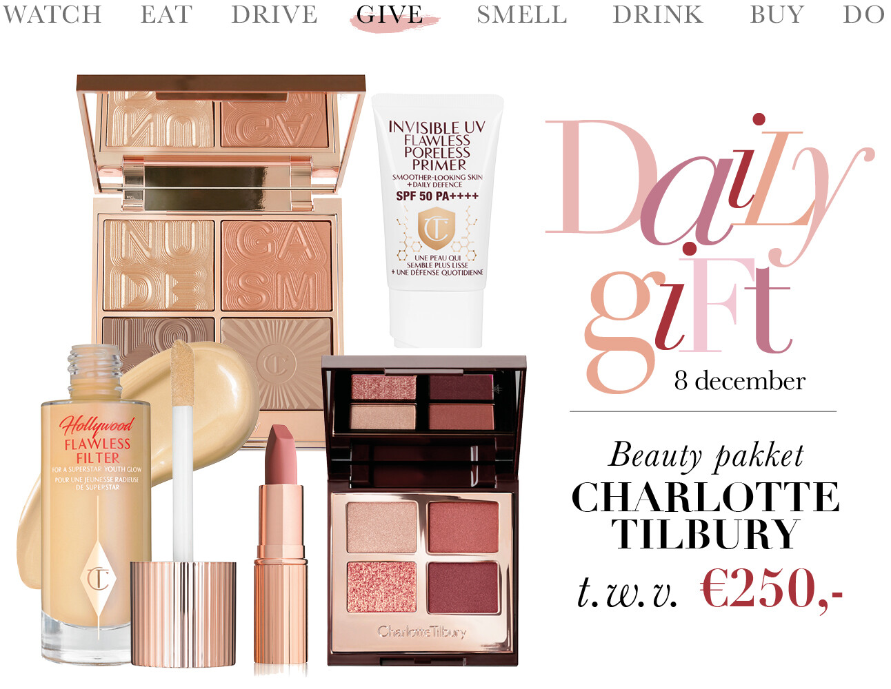 Today We Give Charlotte Tilbury