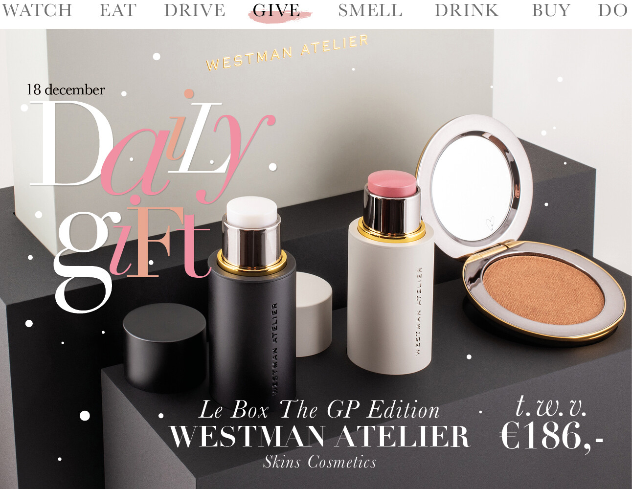 Today We Give Westman atelier skins cosmetics